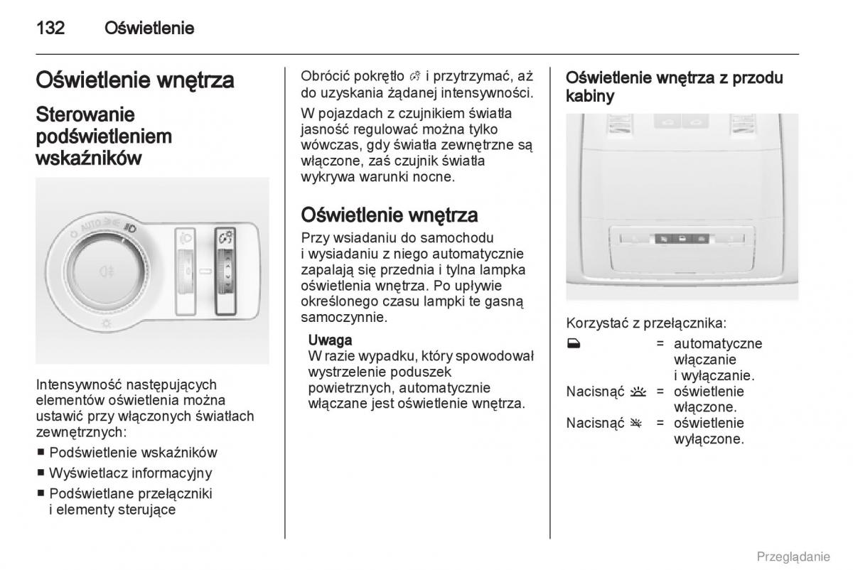 Opel Insignia instrukcja obslugi / page 133