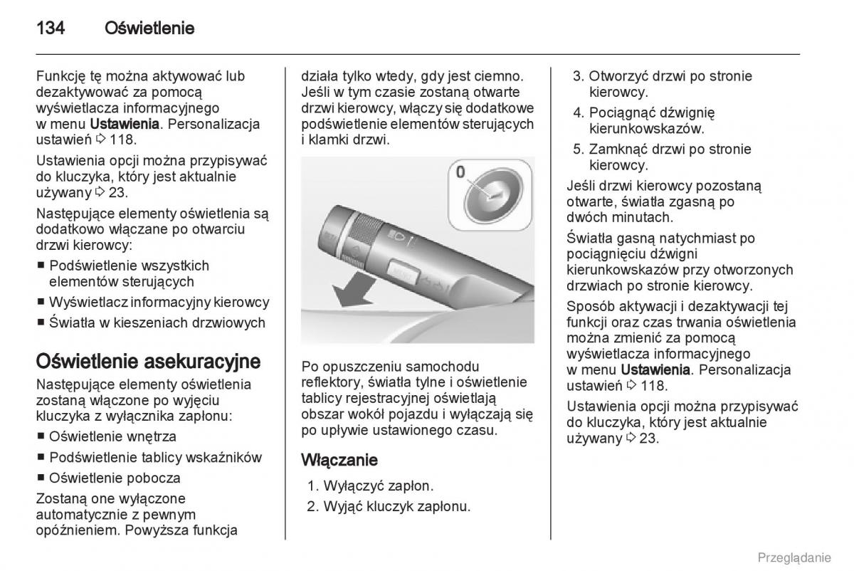 Opel Insignia instrukcja obslugi / page 135