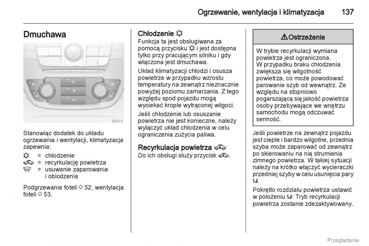 Opel Insignia instrukcja obslugi / page 138