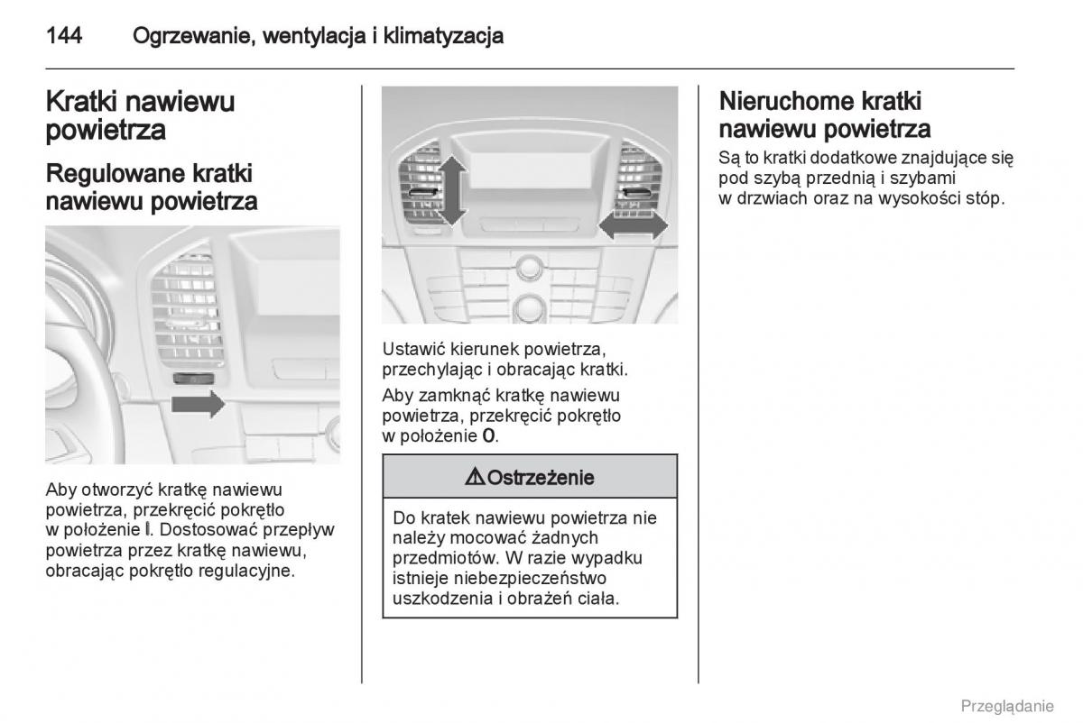 Opel Insignia instrukcja obslugi / page 145