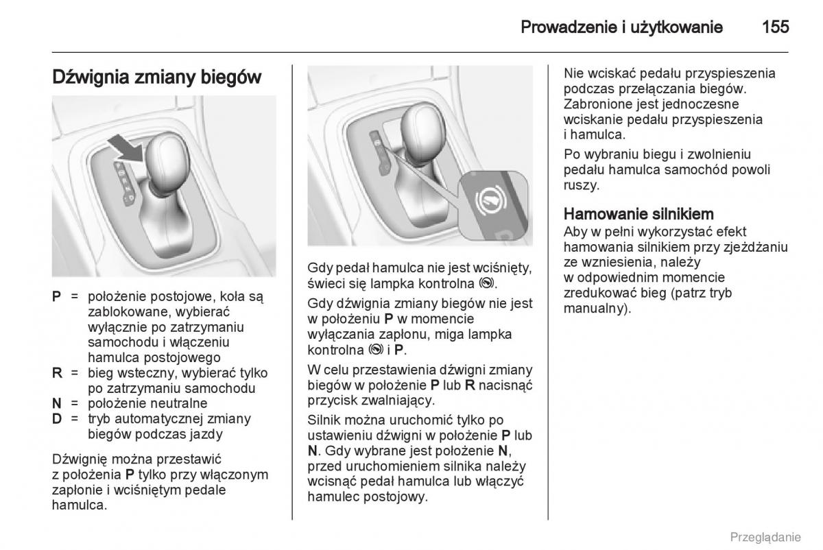 Opel Insignia instrukcja obslugi / page 156