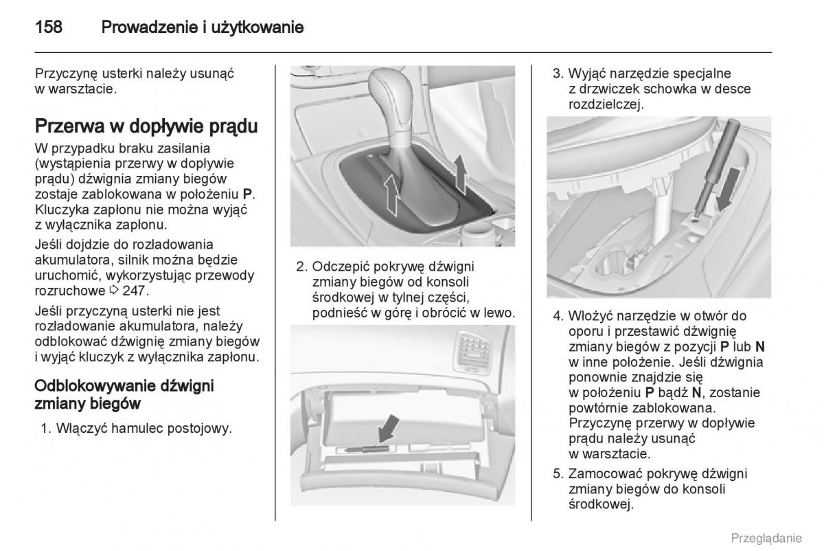 Opel Insignia instrukcja obslugi / page 159