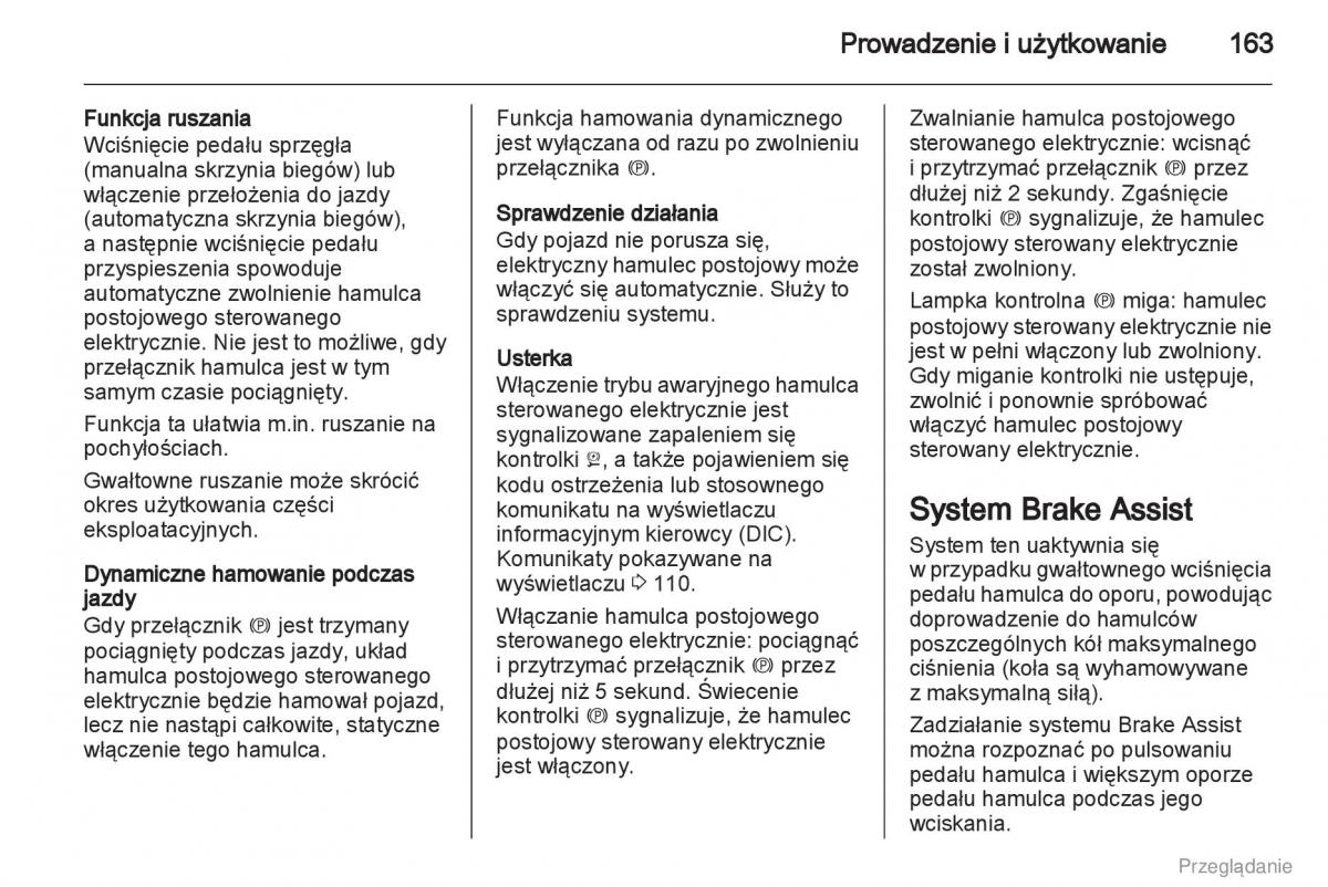 Opel Insignia instrukcja obslugi / page 164