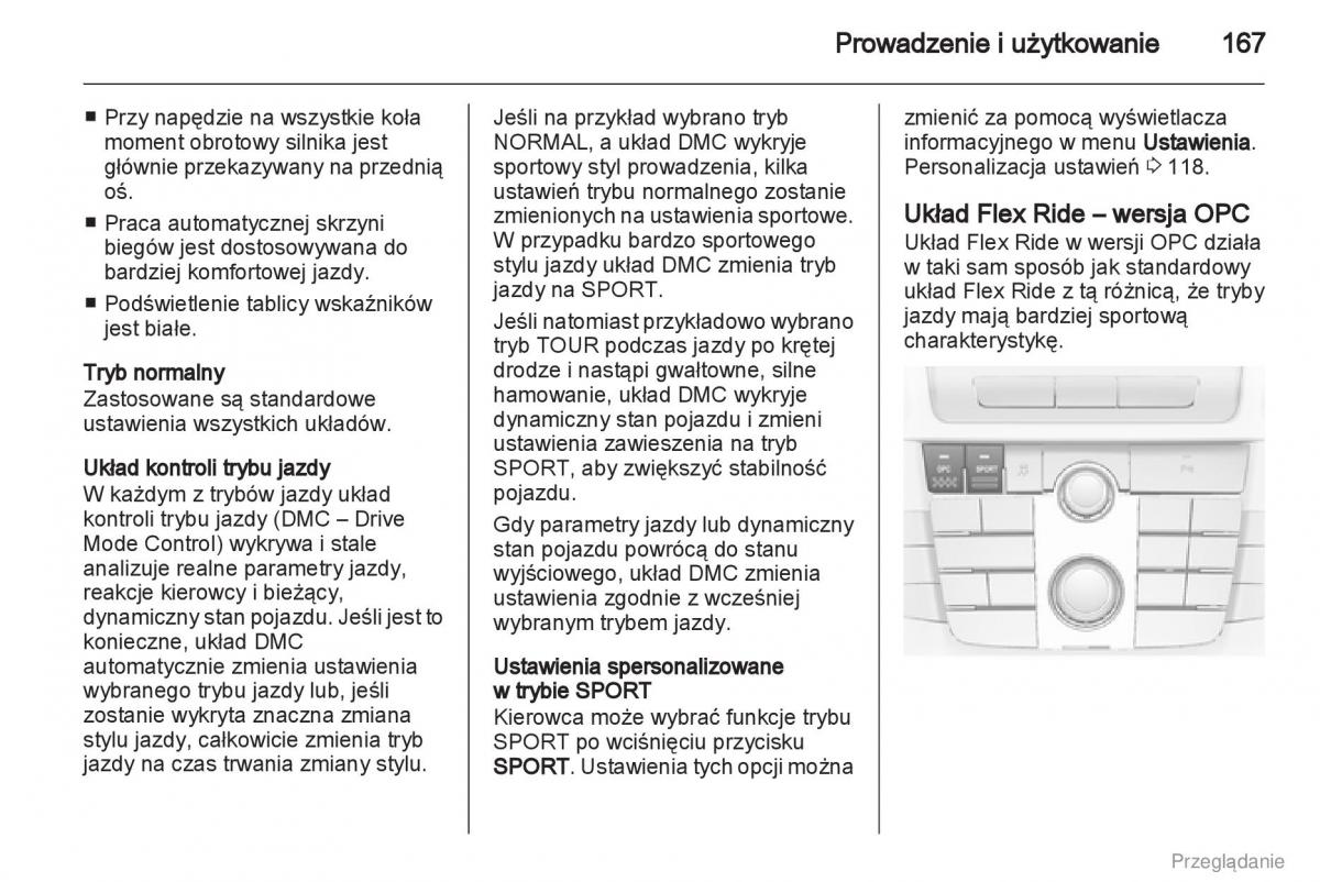 Opel Insignia instrukcja obslugi / page 168