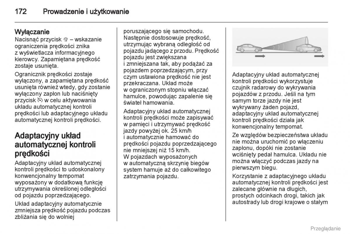 Opel Insignia instrukcja obslugi / page 173