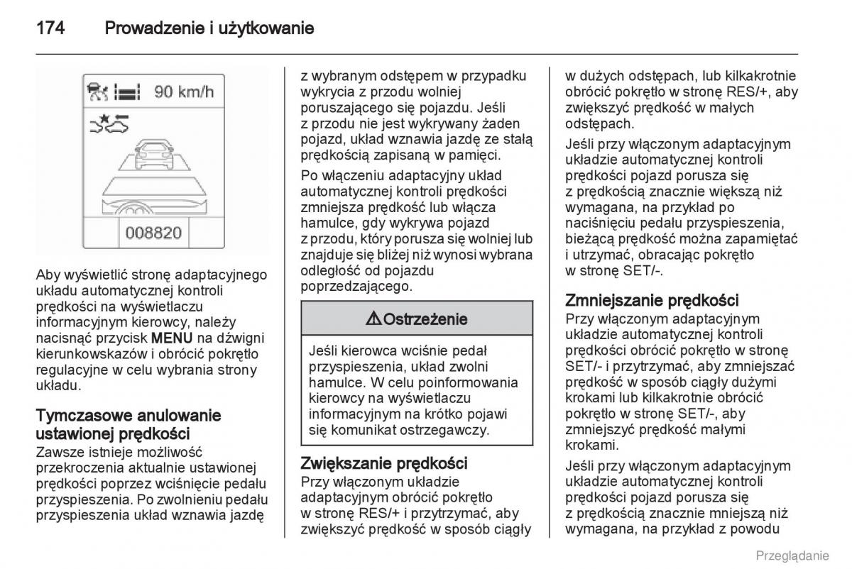 Opel Insignia instrukcja obslugi / page 175