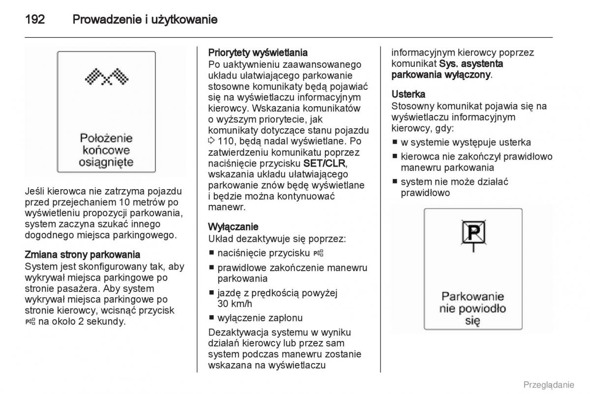 Opel Insignia instrukcja obslugi / page 193