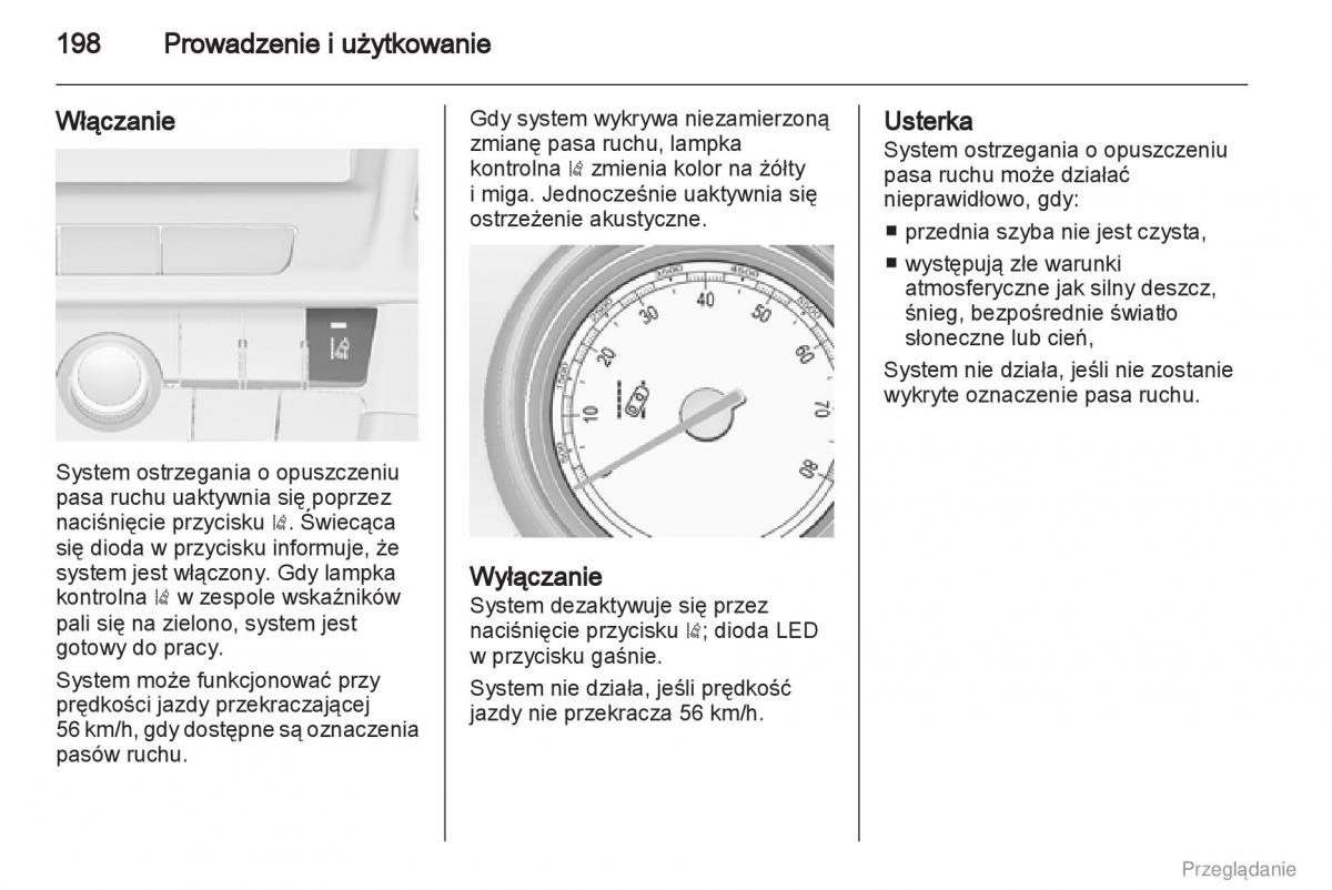 Opel Insignia instrukcja obslugi / page 199