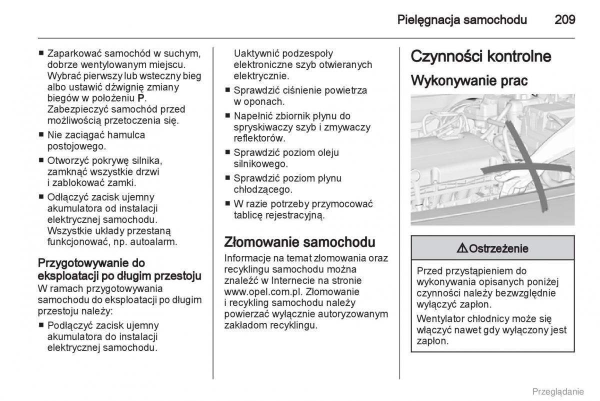 Opel Insignia instrukcja obslugi / page 210