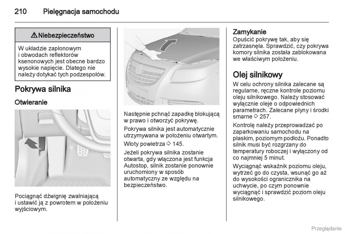 Opel Insignia instrukcja obslugi / page 211