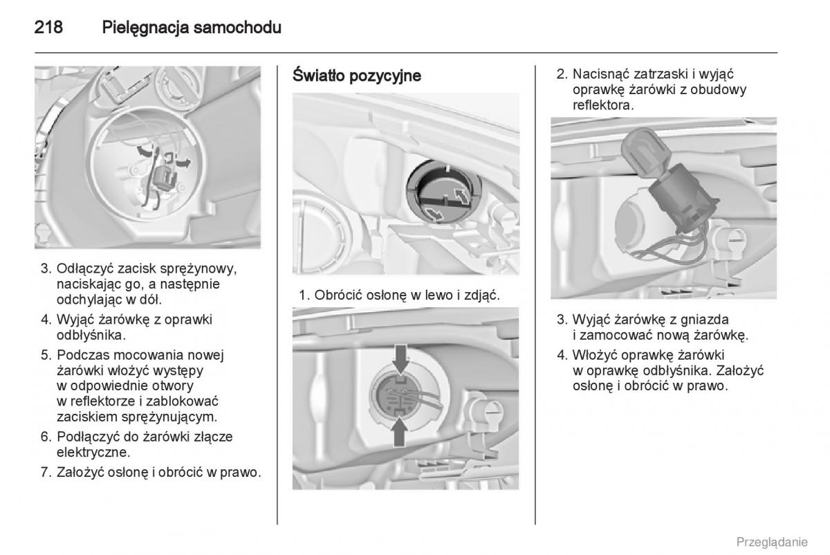 Opel Insignia instrukcja obslugi / page 219