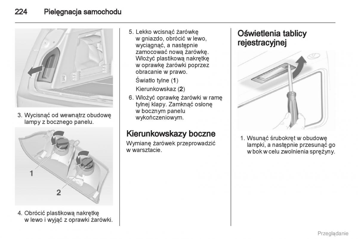 Opel Insignia instrukcja obslugi / page 225