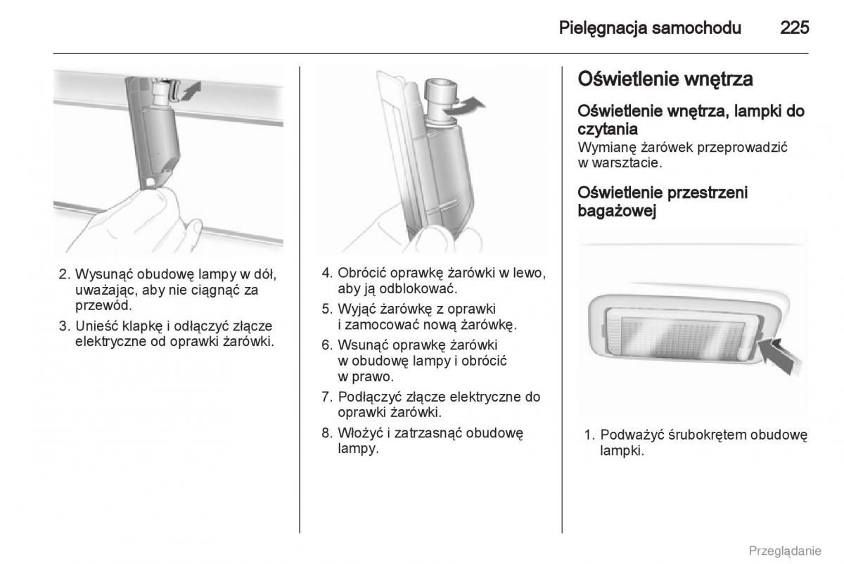 Opel Insignia instrukcja obslugi / page 226