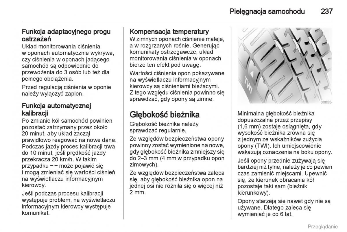 Opel Insignia instrukcja obslugi / page 238