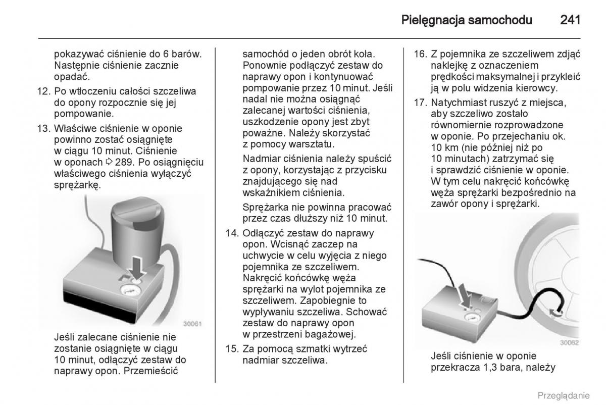 Opel Insignia instrukcja obslugi / page 242