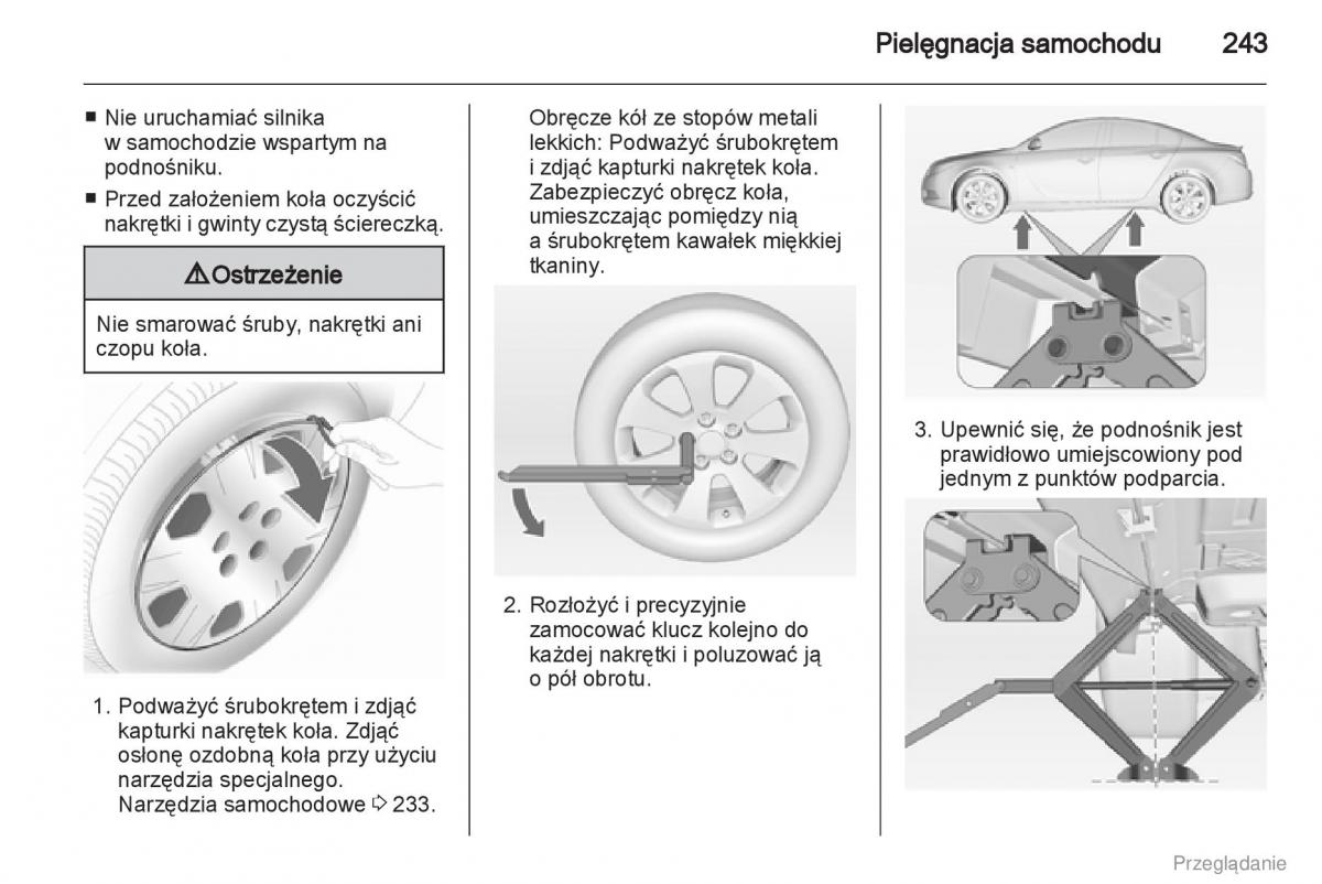 Opel Insignia instrukcja obslugi / page 244