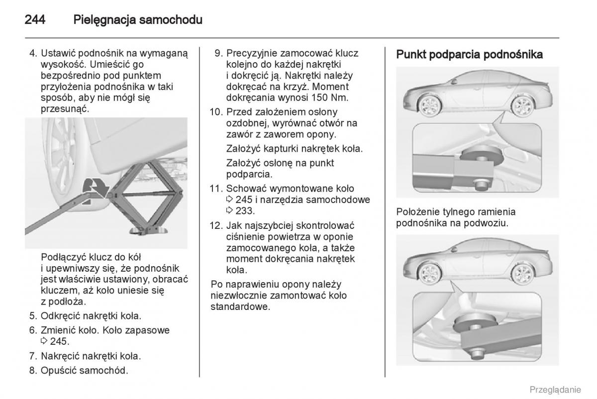 Opel Insignia instrukcja obslugi / page 245