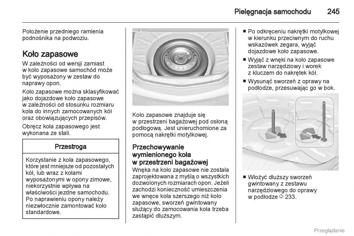 Opel Insignia instrukcja obslugi / page 246