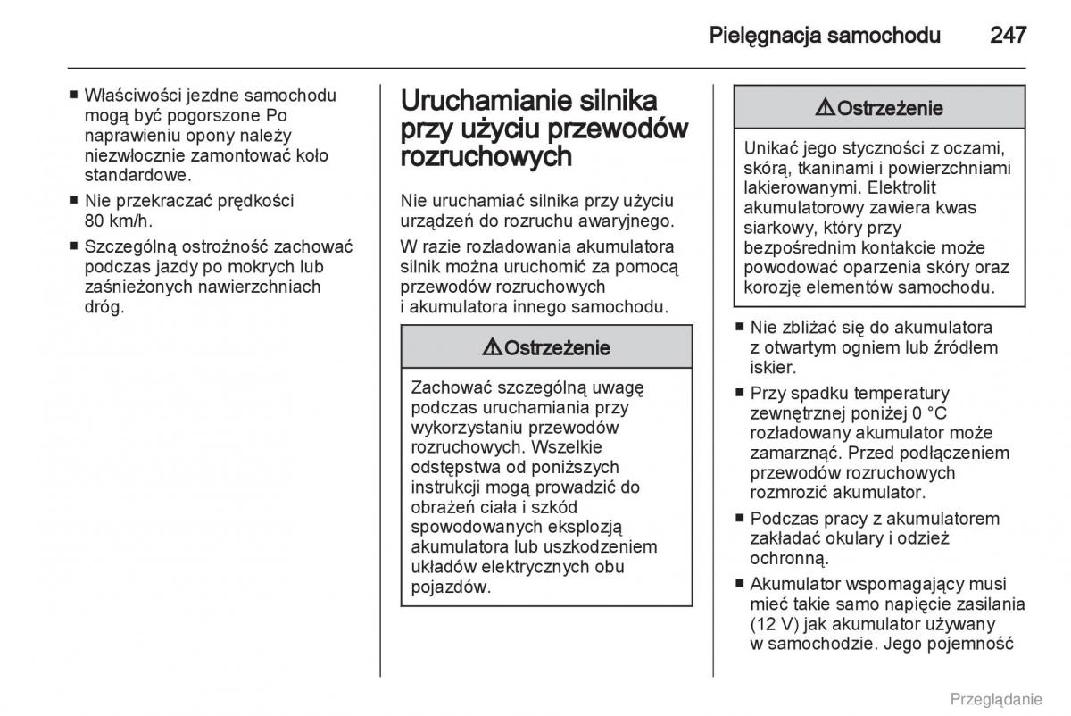 Opel Insignia instrukcja obslugi / page 248