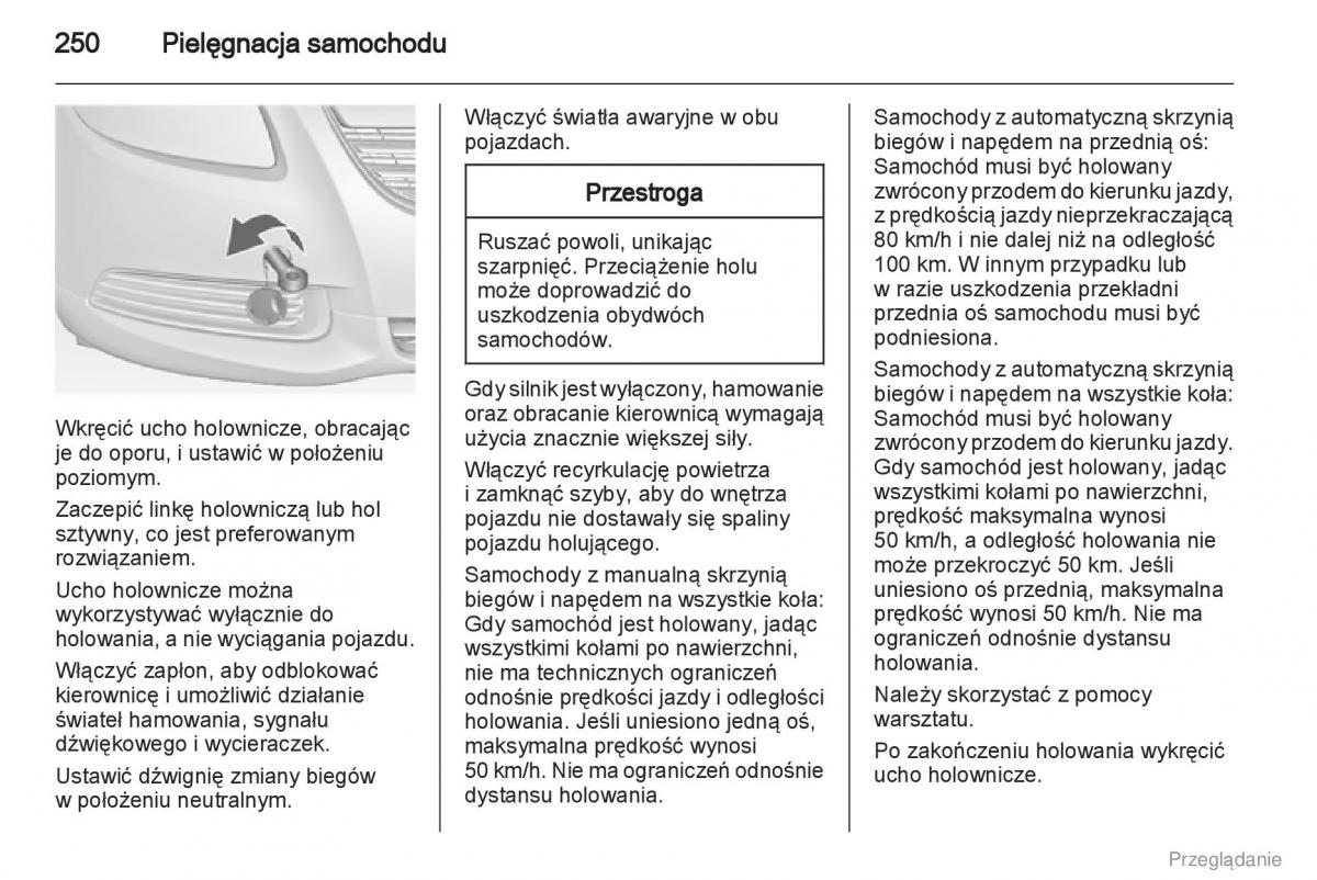 Opel Insignia instrukcja obslugi / page 251