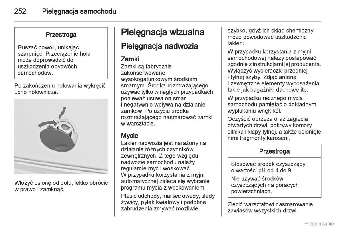 Opel Insignia instrukcja obslugi / page 253