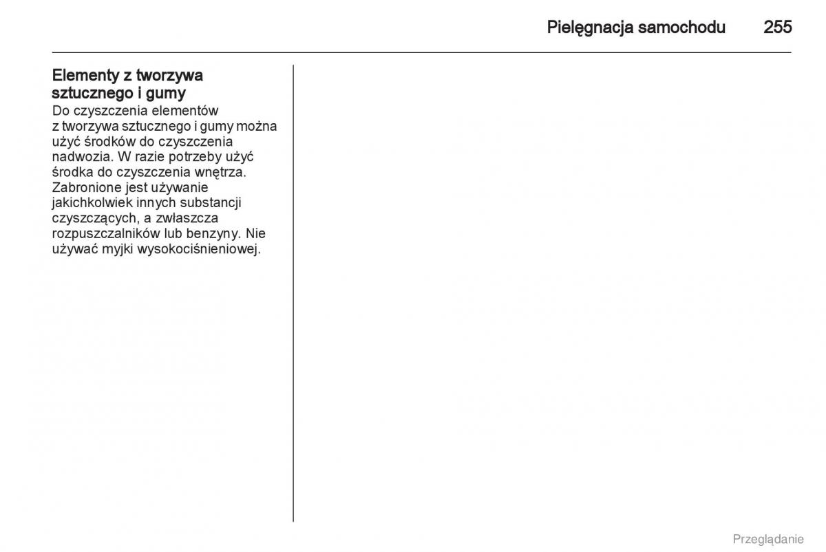 Opel Insignia instrukcja obslugi / page 256