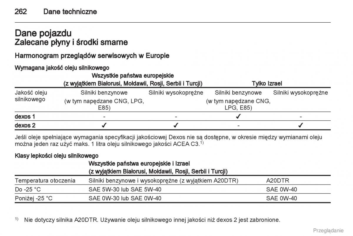 Opel Insignia instrukcja obslugi / page 263