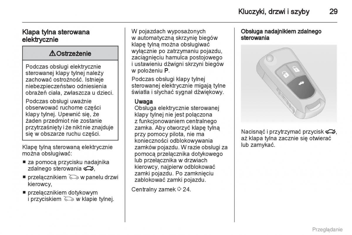 Opel Insignia instrukcja obslugi / page 30