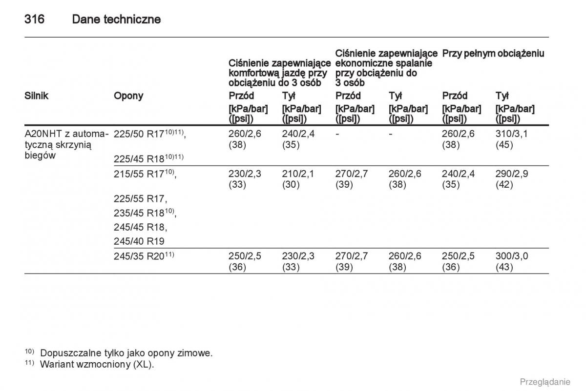 Opel Insignia instrukcja obslugi / page 317