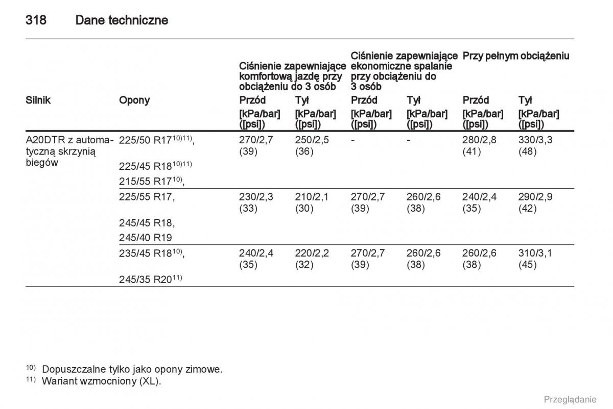 Opel Insignia instrukcja obslugi / page 319