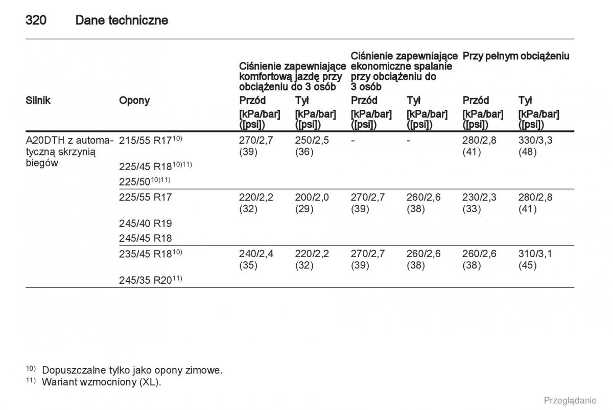 Opel Insignia instrukcja obslugi / page 321