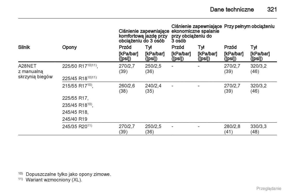 Opel Insignia instrukcja obslugi / page 322