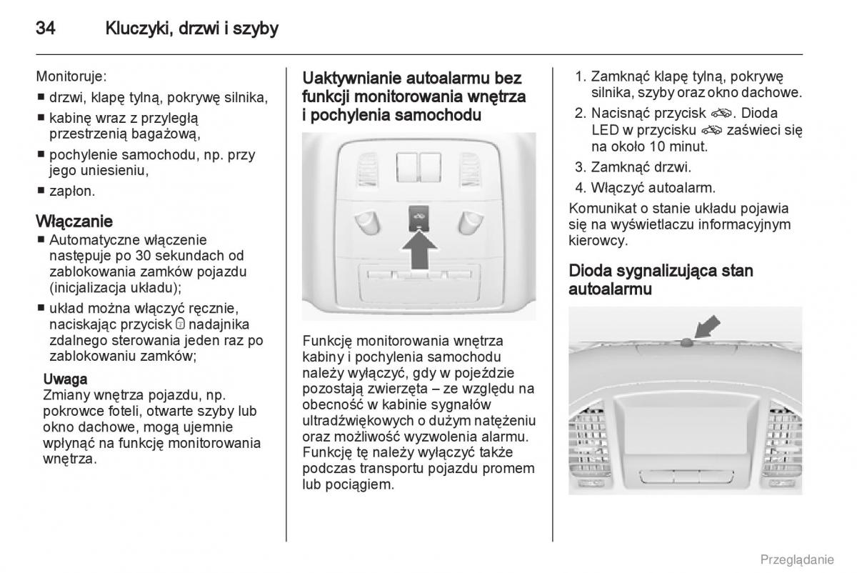 Opel Insignia instrukcja obslugi / page 35