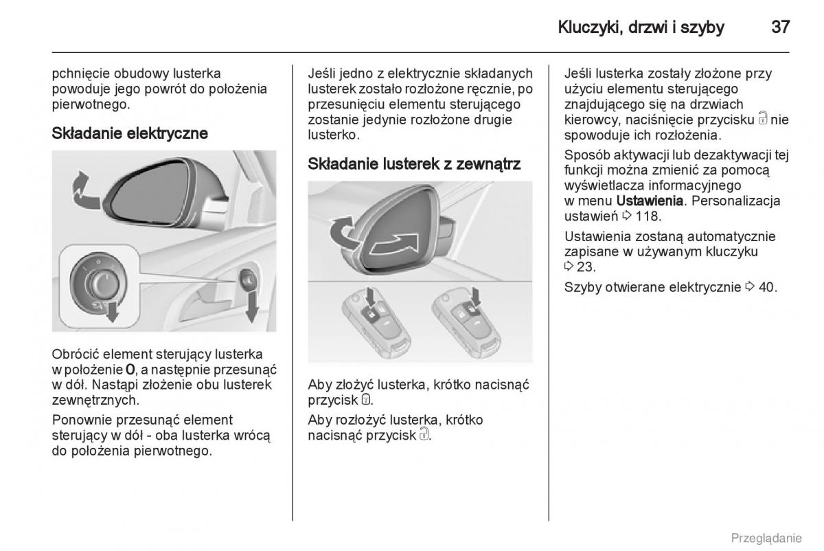 Opel Insignia instrukcja obslugi / page 38