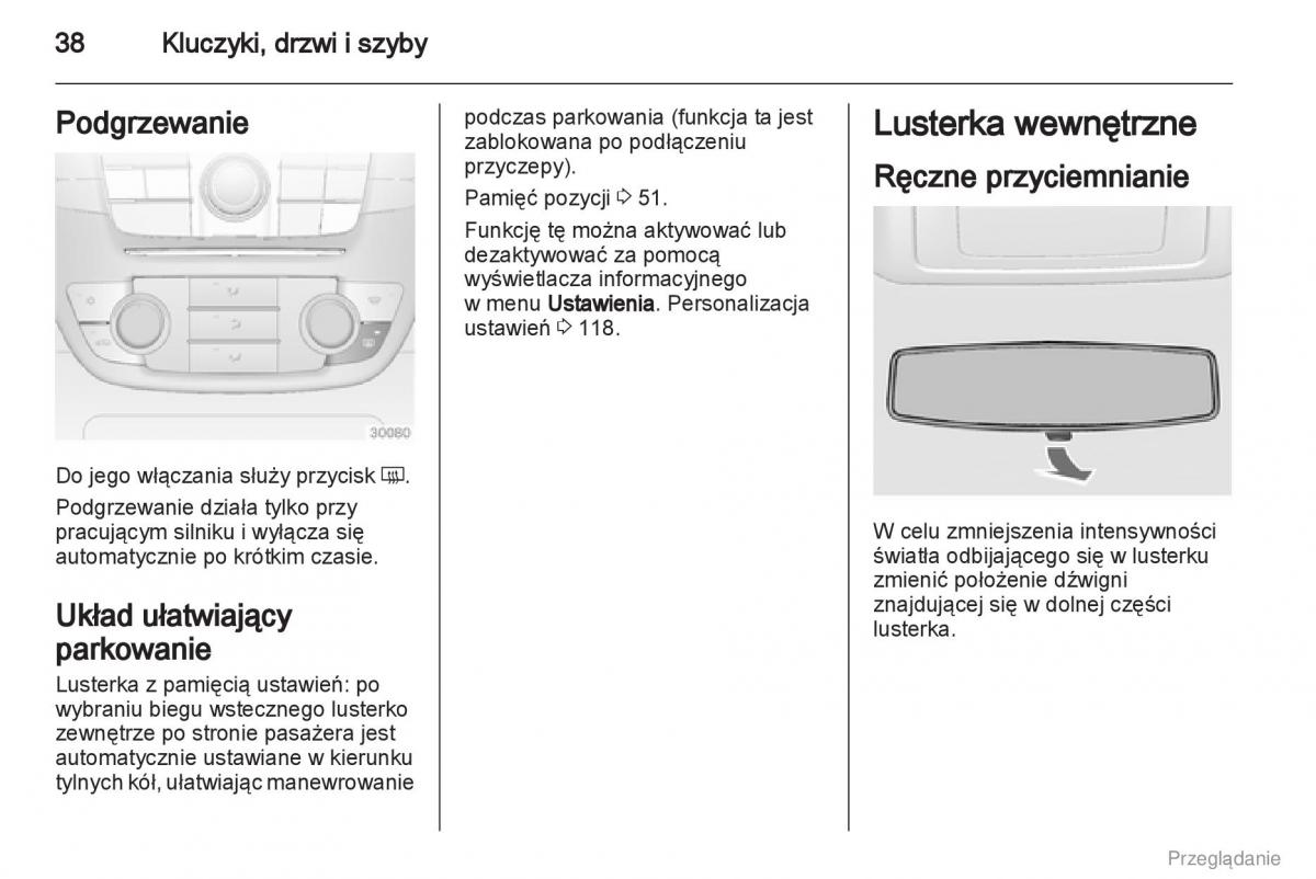 Opel Insignia instrukcja obslugi / page 39