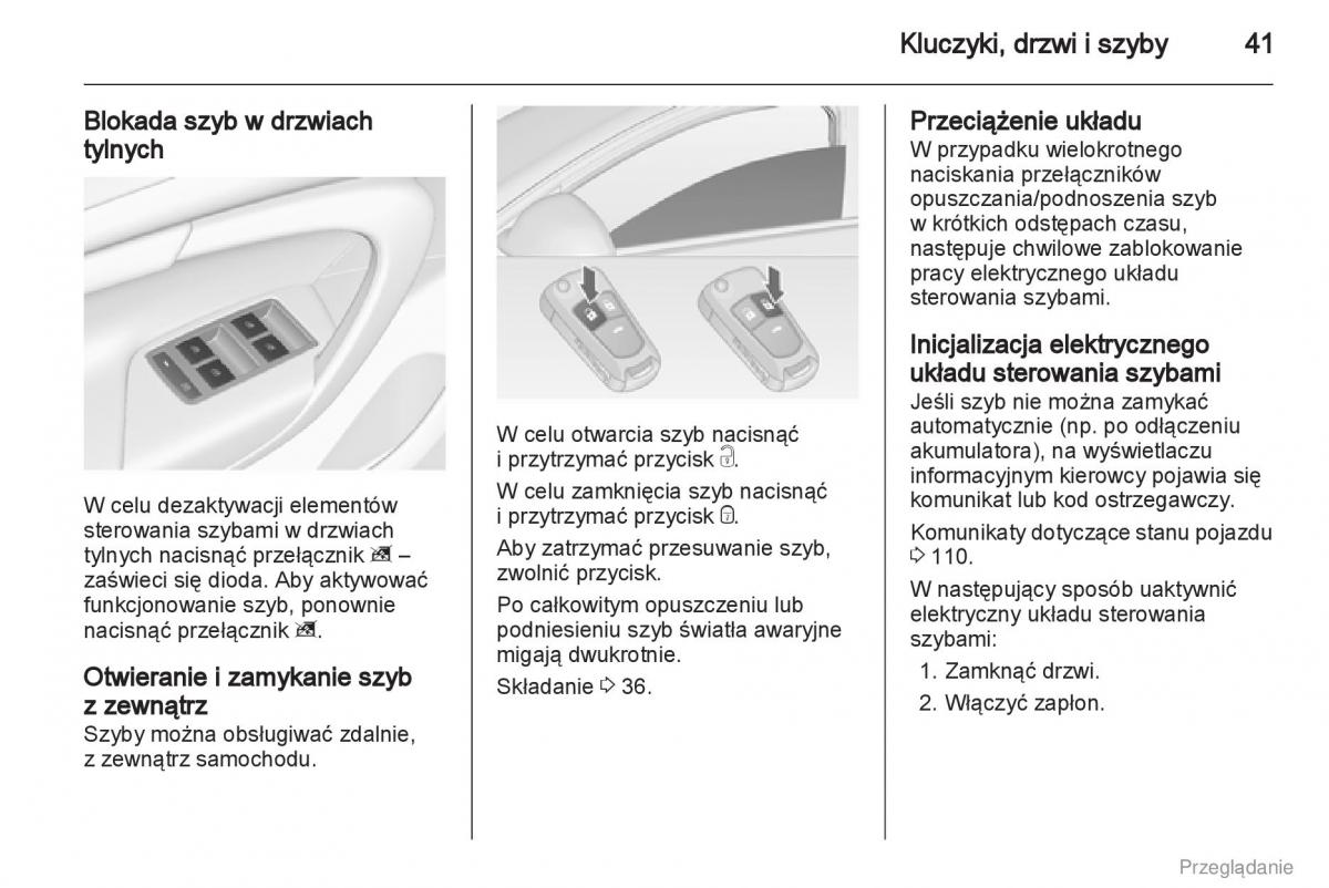 Opel Insignia instrukcja obslugi / page 42