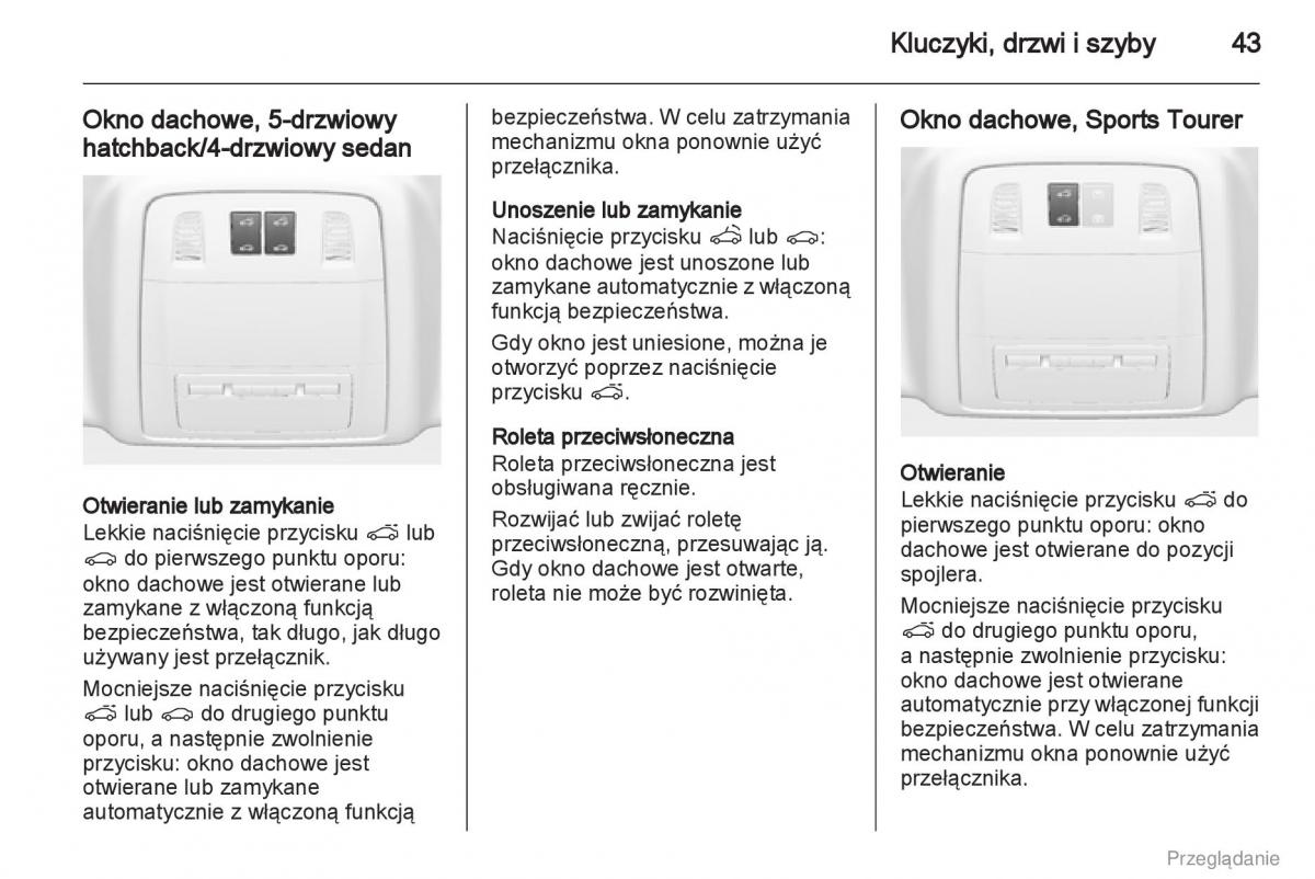 Opel Insignia instrukcja obslugi / page 44