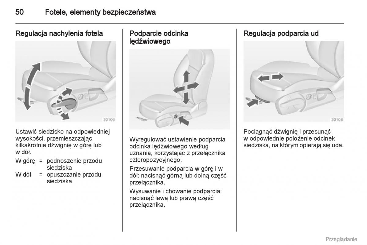 Opel Insignia instrukcja obslugi / page 51