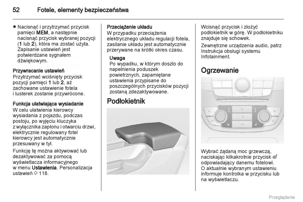 Opel Insignia instrukcja obslugi / page 53