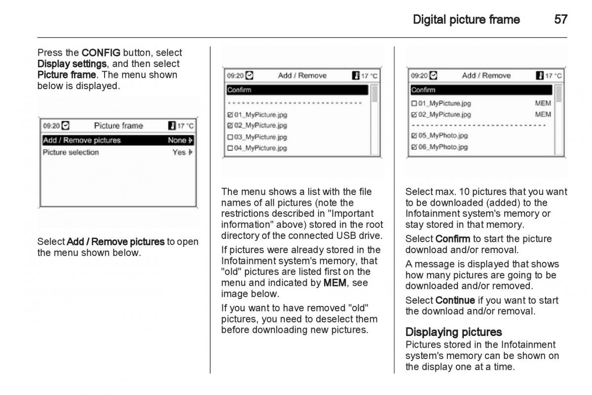 Opel Insignia manual / page 57