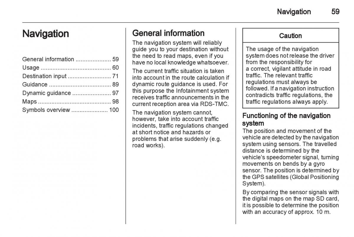 Opel Insignia manual / page 59