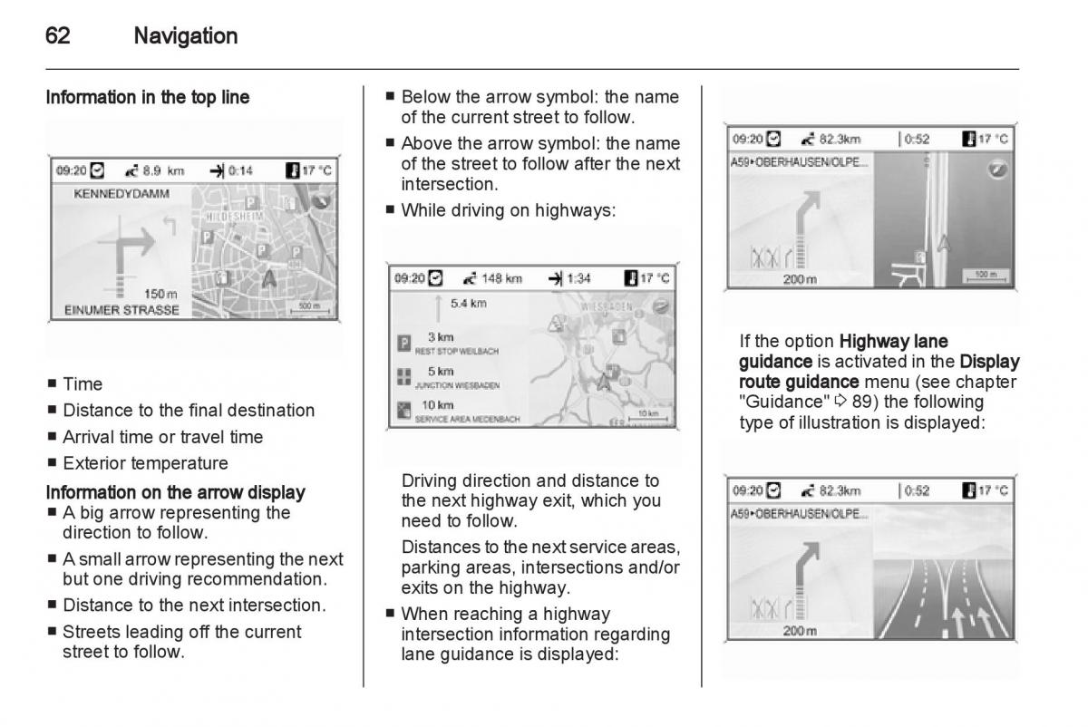 Opel Insignia manual / page 62