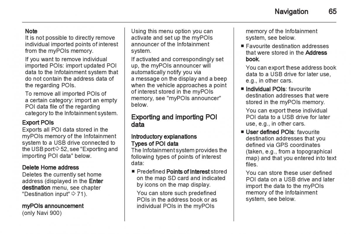 Opel Insignia manual / page 65