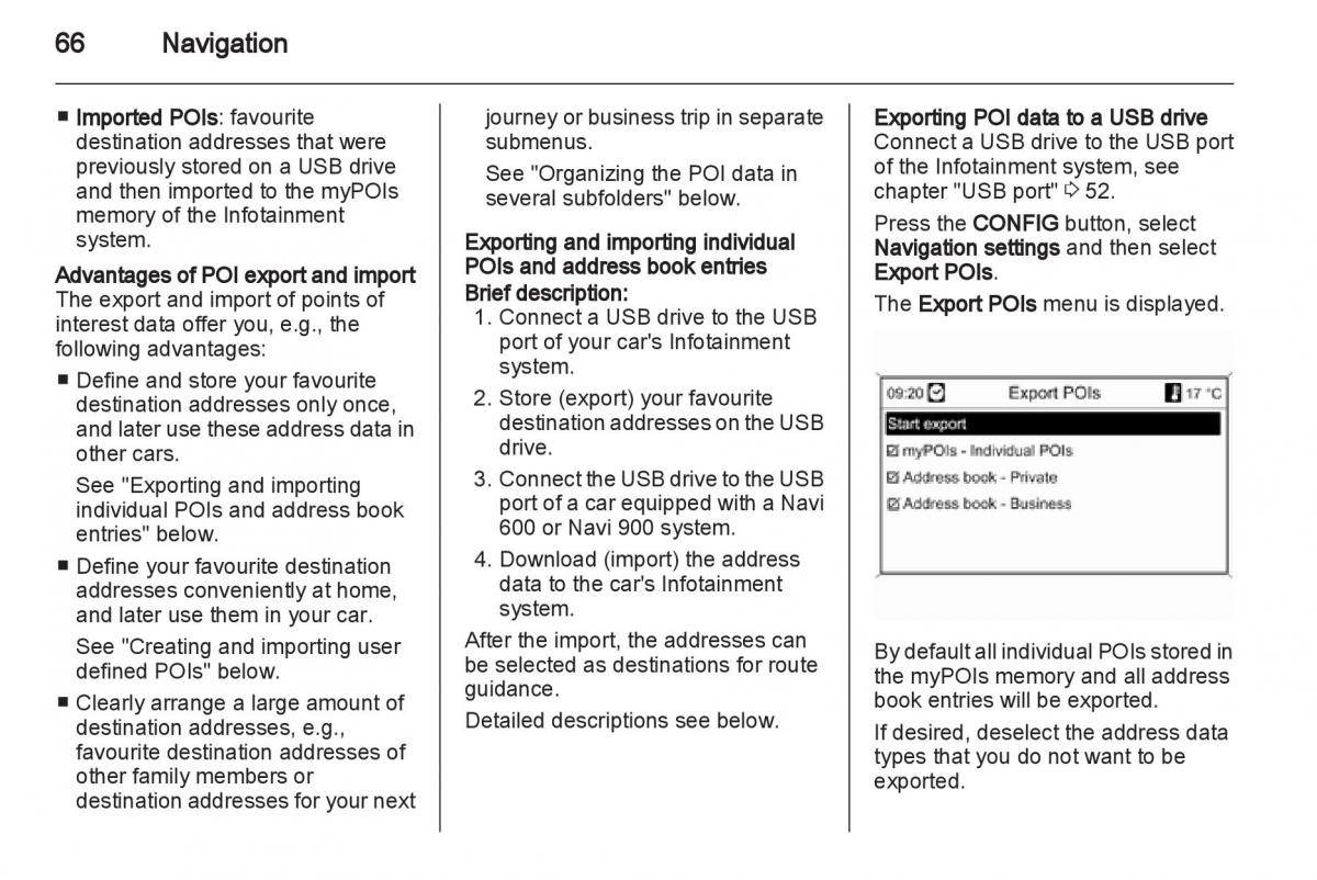 Opel Insignia manual / page 66