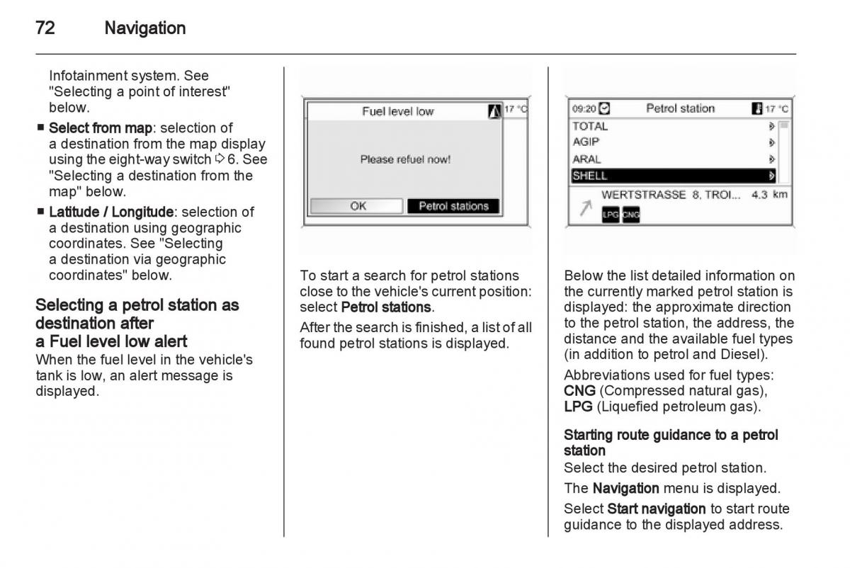 Opel Insignia manual / page 72