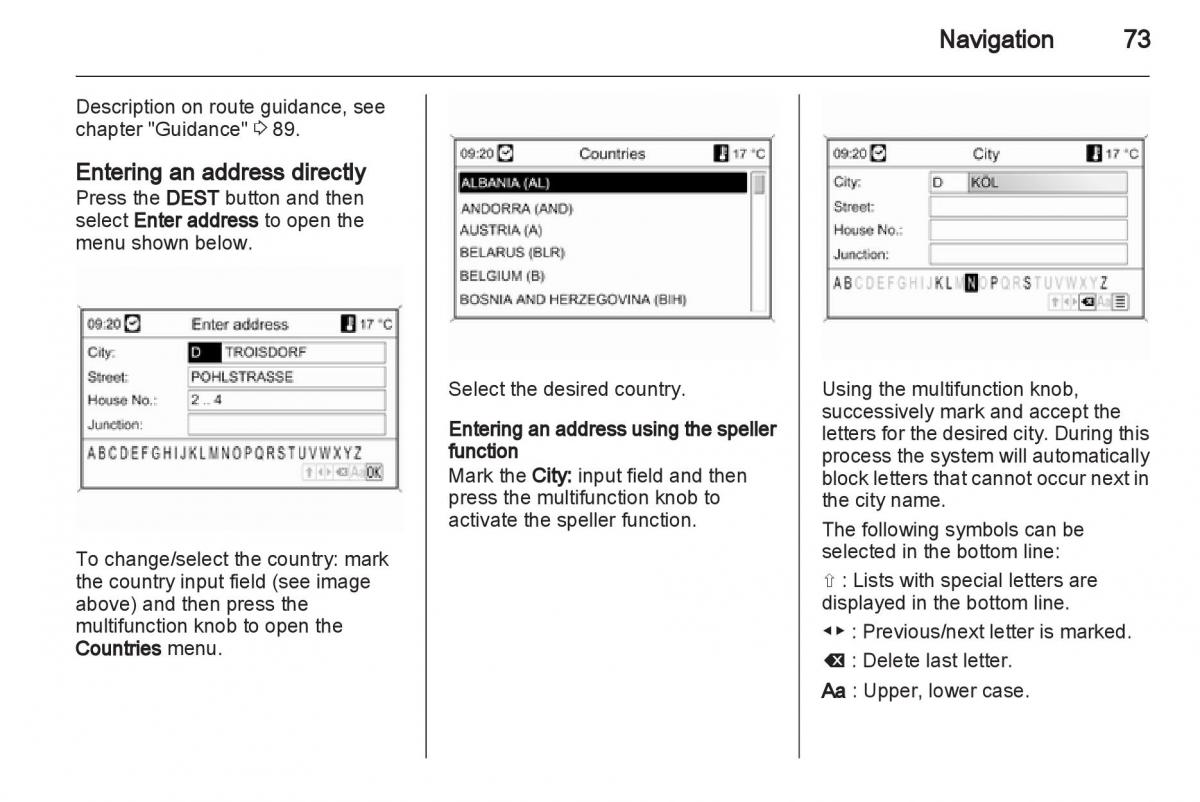 Opel Insignia manual / page 73