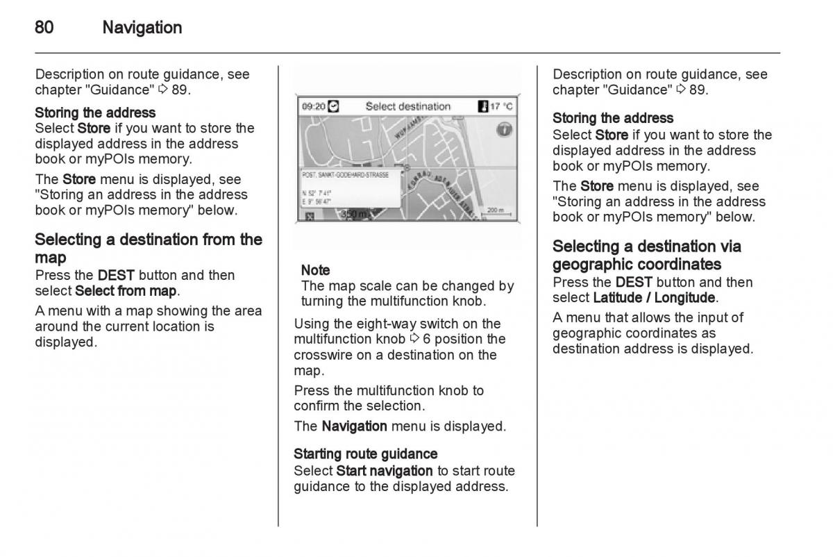 Opel Insignia manual / page 80