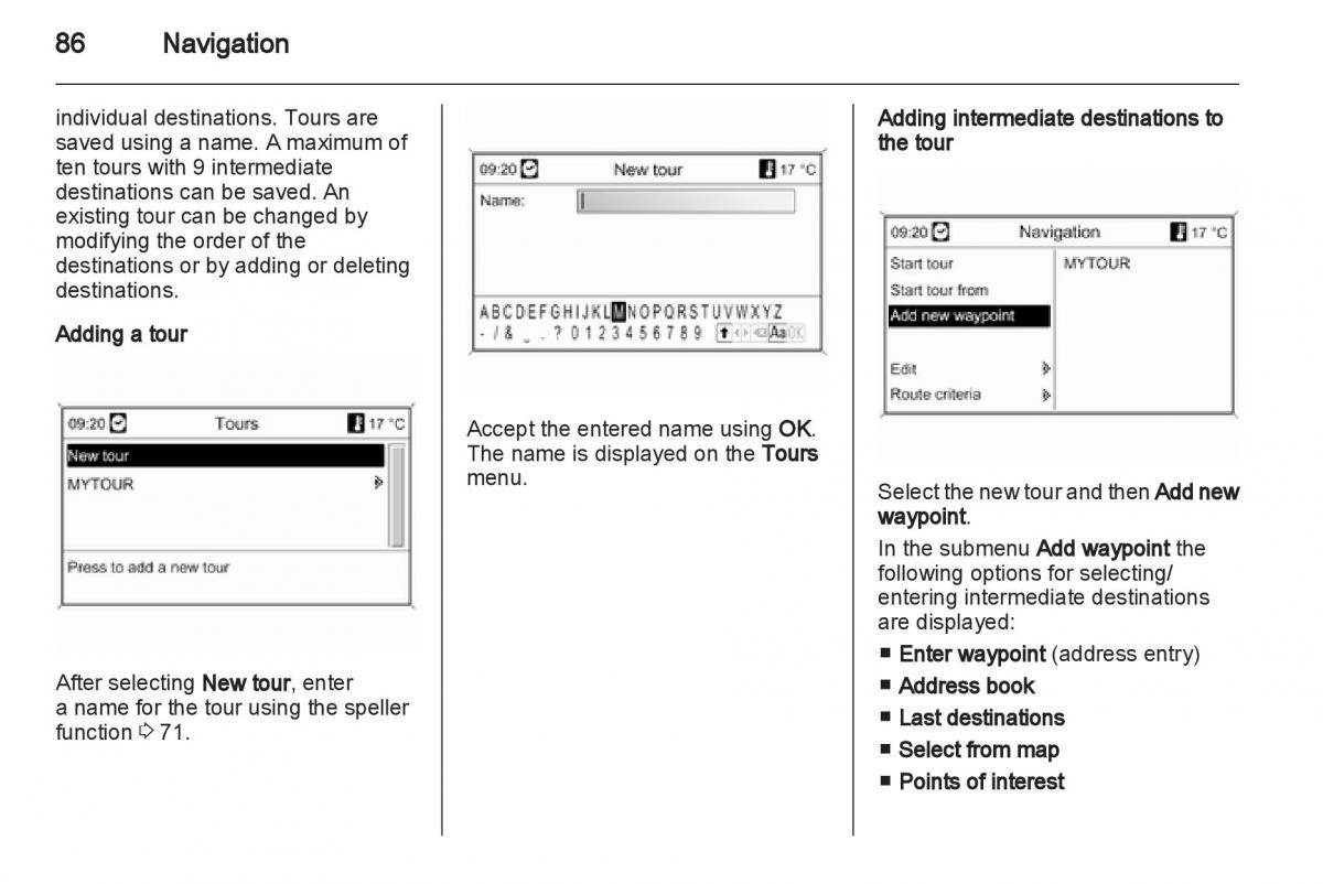 Opel Insignia manual / page 86