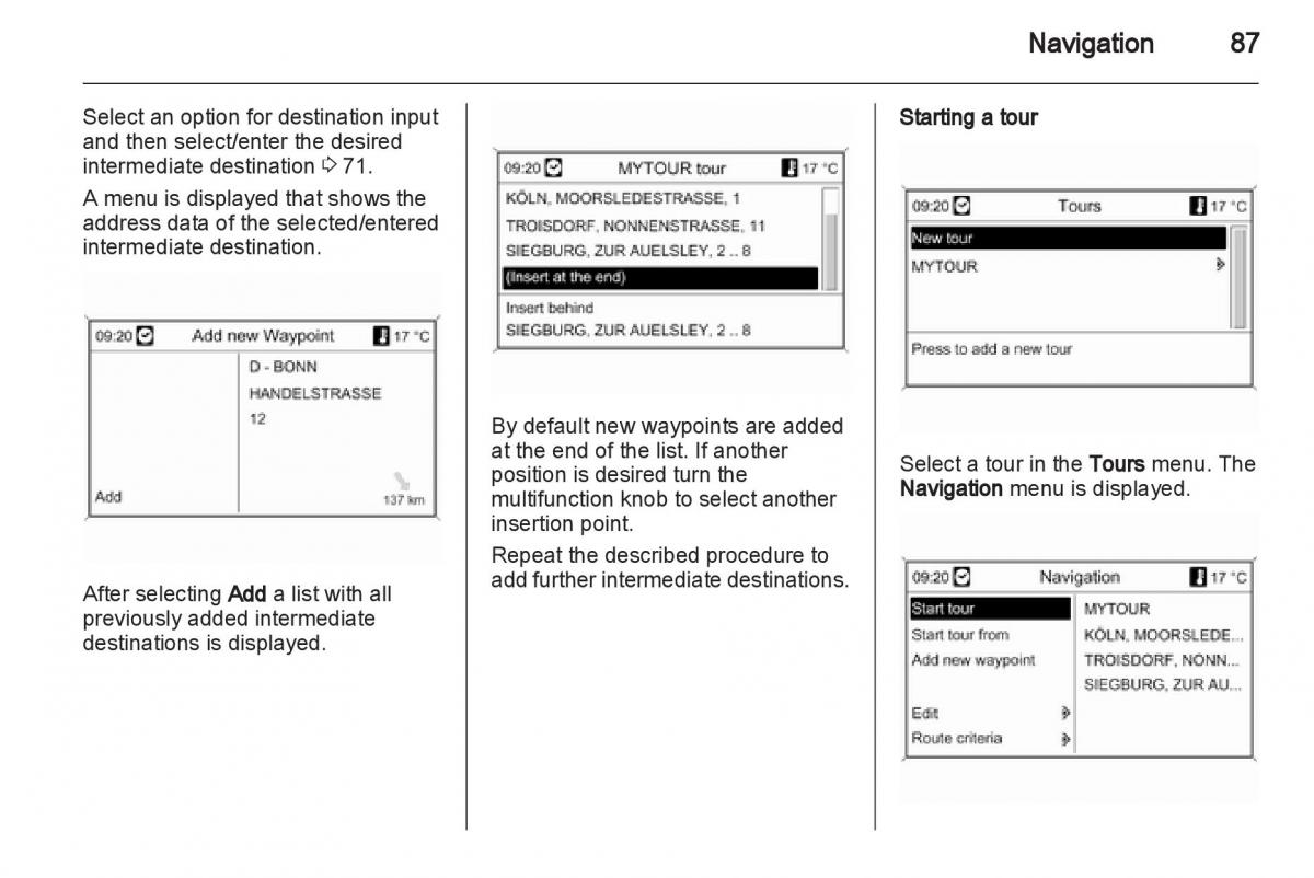 Opel Insignia manual / page 87