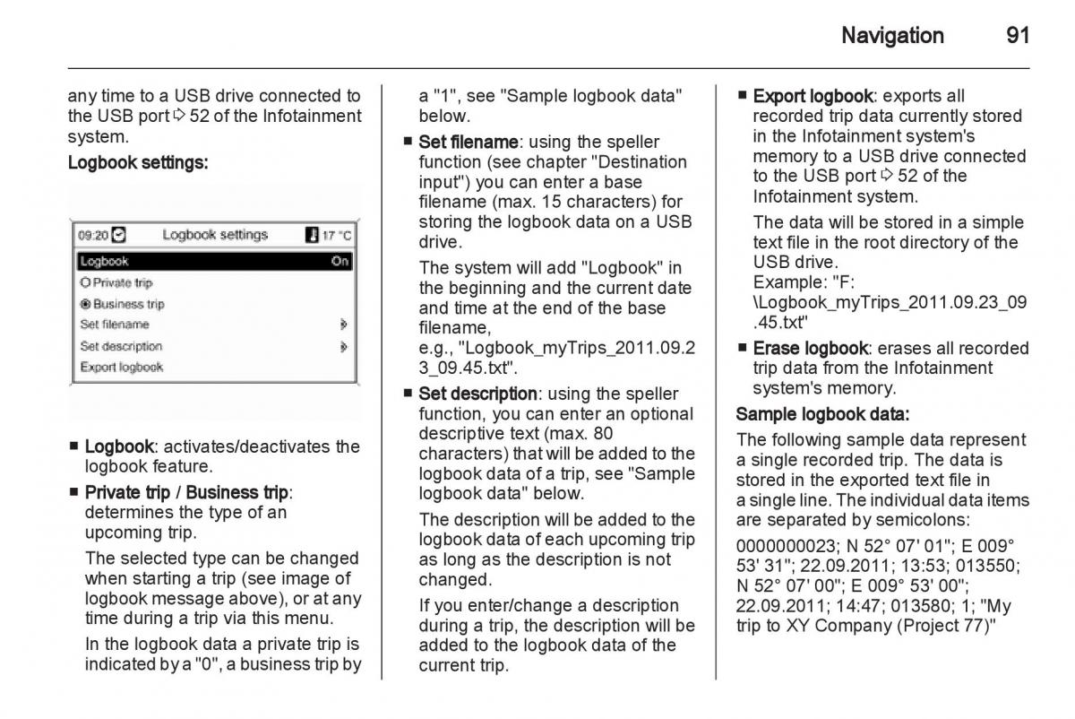 Opel Insignia manual / page 91